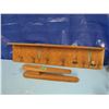 Image 1 : wall rack with coat hooks and sleeve ironing board