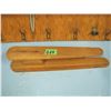 Image 2 : wall rack with coat hooks and sleeve ironing board