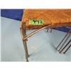 Image 2 : 4 metal frame chairs wicker \ rattan seat