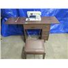 Image 1 : singer special zig zag model 478 cabinet sewing machine with stool