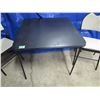 Image 2 : card table with two folding chairs