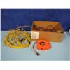 Image 1 : box with extension cords, Power Bars Etc