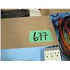 Image 2 : box with stereo component cables, extension cords Etc