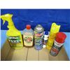Image 1 : box of assorted household and Shop fluids