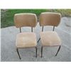Image 1 : two metal frame chairs