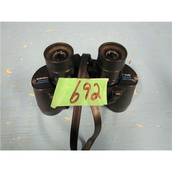 Bushnell 7- 15 by 35 binoculars