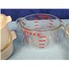 Image 2 : Pyrex measuring Bowl, 2 Corning Ware dishes etcetera