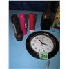 Image 3 : bartender's guide, drink dispenser, clock Etc