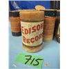 Image 2 : Edison beeswax record cylinders