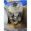 Image 5 : lot of two boxes with Wheels, spotlight, various electrical etcetera