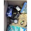 Image 5 : box with buttons, toy horse, toy tractors etcetera