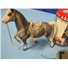 Image 8 : box with buttons, toy horse, toy tractors etcetera