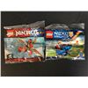 Image 1 : LEGO NINJAGO 30422/ LEGO NEXO KNIGHTS 30372 SEALED POLYBAG LOT