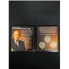 Image 1 : THE LAST 3 YEARS OF USA EISENHOWER DOLLARS IN CASE
