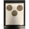 Image 2 : THE LAST 3 YEARS OF USA EISENHOWER DOLLARS IN CASE