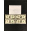 Image 1 : LOT OF 4 MINT CONDITION USA SEQUENTIAL $2 BILLS  [LOT 9]