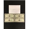 Image 1 : LOT OF 4 MINT CONDITION USA SEQUENTIAL $2 BILLS  [LOT 12]