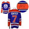 Image 1 : PAUL COFFEY SIGNED OILERS JERSEY (AJ SPORTS)