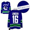 Image 1 : TREVOR LINDEN SIGNED CANUCKS JERSEY (AJ SPORTS)