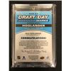 Image 2 : 2020-21 UPPER DECK SP GAME USED HOCKEY #DDM-HO NILS HOGLANDER DRAFT PICKS AUTO PATCH 06/35