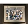Image 1 : KISS BAND SIGNED 8X10 FRAMED PHOTO (RA COA)