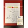 Image 2 : HOME ALONE CAST SIGNED SCRIPT COVER FRAMED (RA COA)