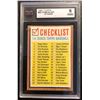 Image 1 : 1962 TOPPS #22 CHECKLIST 1st Series (8 NMM)
