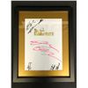 Image 1 : THE GODFATHER PART II CAST SIGNED SCRIPT COVER FRAMED (RA COA)