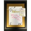 Image 2 : THE GODFATHER PART II CAST SIGNED SCRIPT COVER FRAMED (RA COA)