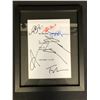 Image 1 : THE GODFATHER PART III CAST SIGNED SCRIPT COVER FRAMED (RA COA)