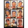 Image 1 : 1953 TOPPS BASEBALL CARD LOT