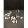 Image 1 : BLOWN GLASS FIGURINE LOT