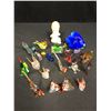 Image 1 : BLOWN GLASS FIGURINE LOT