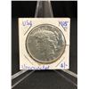 Image 1 : 1925 USA SILVER PEACE DOLLAR (PHILADELPHIA MINTED) Uncirculated