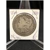 Image 1 : 1880 USA MORGAN SILVER DOLLAR (SAN FRANCISCO MINTED)