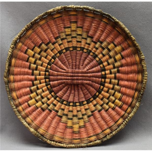 HOPI INDIAN BASKETRY PLAQUE
