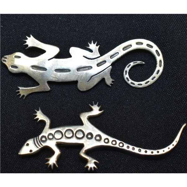 NAVAJO INDIAN LIZARD PINS