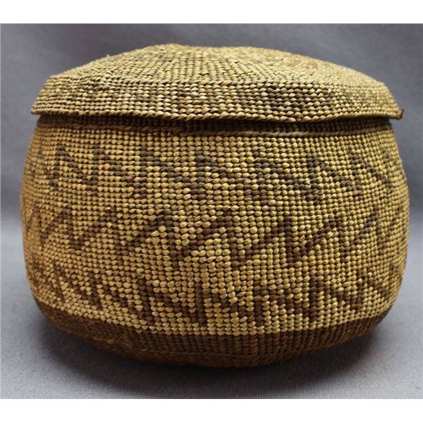 HUPA INDIAN  TOBACCO BASKET