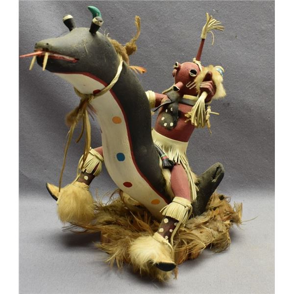 NAVAJO INDIAN KACHINA SCENE