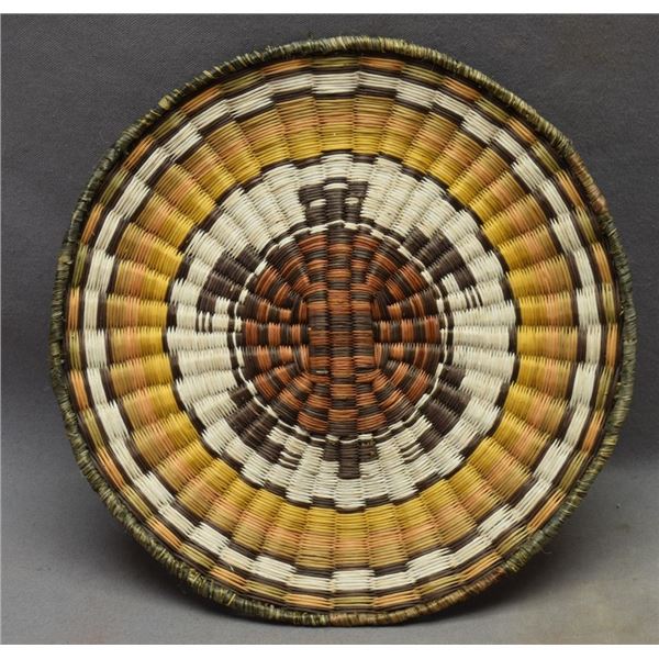 HOPI INDIAN BASKETRY PLAQUE