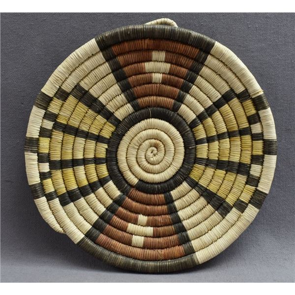 HOPI INDIAN BASKETRY PLAQUE