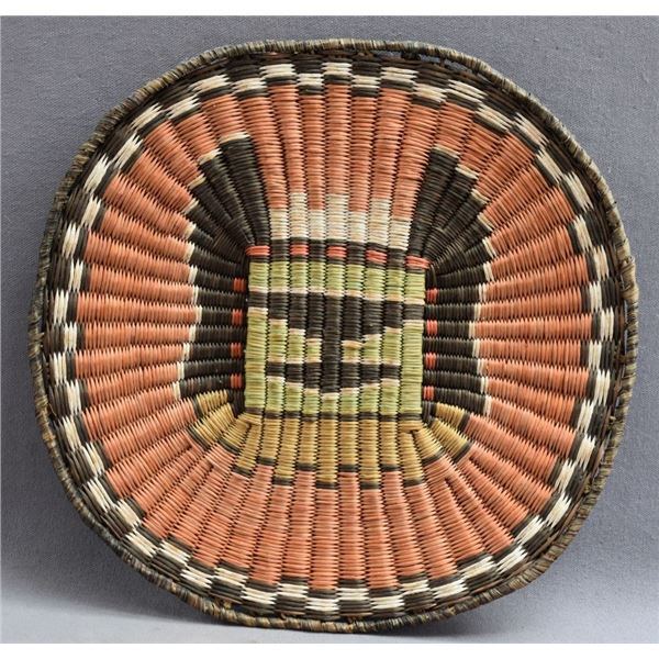 HOPI INDIAN BASKETRY PLAQUE