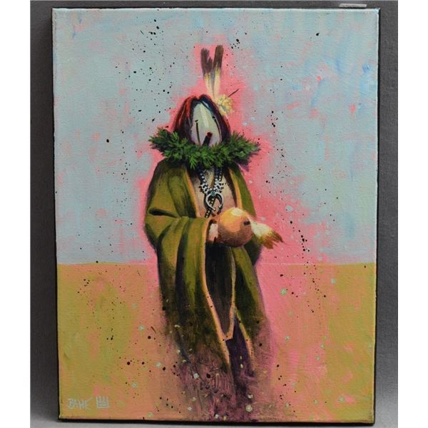 NAVAJO INDIAN PAINTING ( ALLEN BAHE)