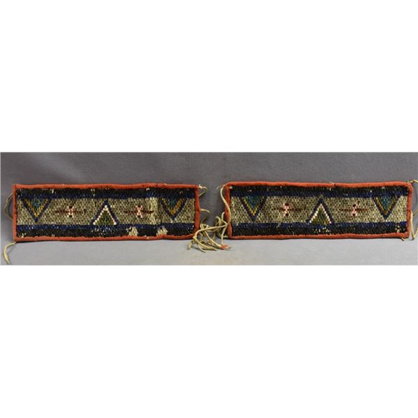 WOODLANDS INDIAN  BEADED ARM BANDS