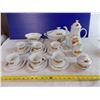 Image 1 : Vintage 20pc German Dining Set - MINT - Teapot, Cup and Saucer, Cream, Sugar, etc Schirnding Bavaria