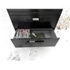 Image 4 : Large Metal Filing Cabinet (4 rollout drawers and top fold-up drawer) - 65"T, 36"W, 18"D
