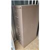 Image 1 : filing cabinet, 4 drawer (brown - No key)