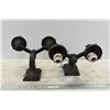 Image 1 : Vintage Cast Iron Light Fixtures