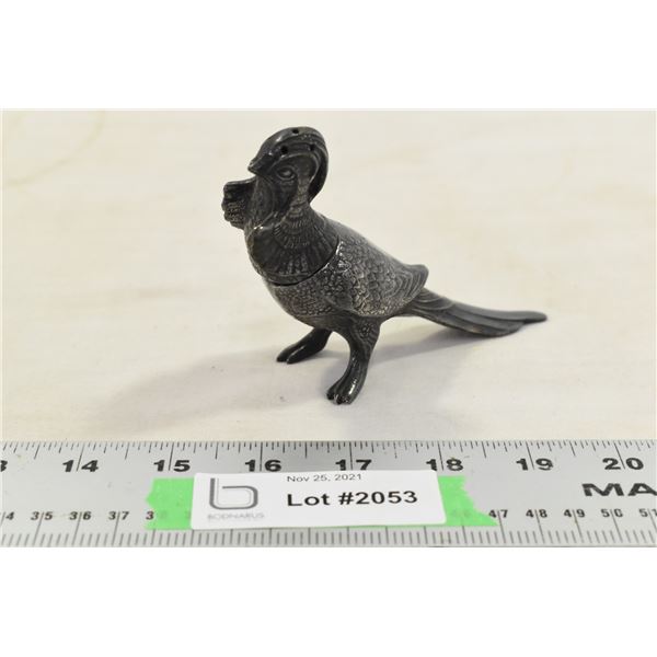Silver Plated Bird Pepper Shaker