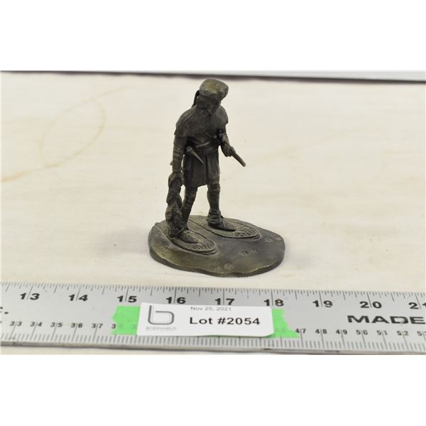 The Fur Trader Metal Ornament - 1976